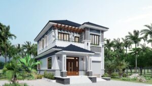 65+ mẫu nhà 2 tầng 8x10m hiện đại, tiện nghi nhất 2026