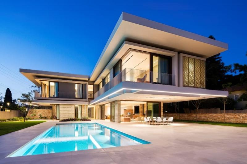 Mẫu thiết kế nhà 2 tầng 8x10m có hồ bơi sang trọng, đẳng cấp