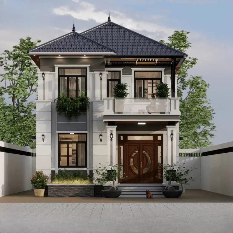 Mức phí xây nhà 2 tầng 8x10m là bao nhiêu?