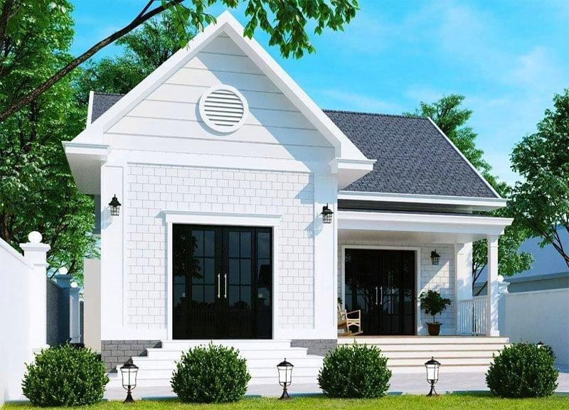 Mẫu thiết kế nhà cấp 4 chữ L giá 300 triệu mái Thái xuất hiện nhiều tại vùng nông thôn