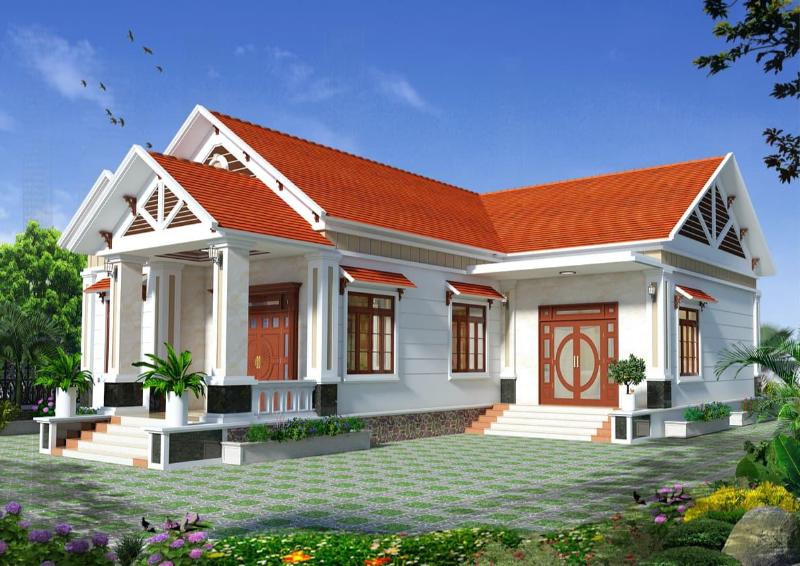 Dạng nhà ngói mái Thái đẹp, hiện đại được yêu thích