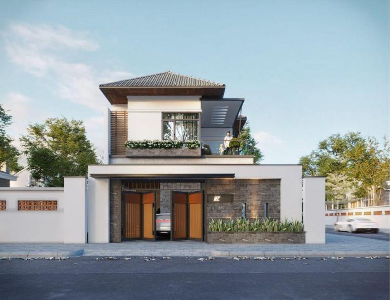 Mẫu nhà 1 lầu 1 trệt có 3 phòng ngủ phù hợp với gia đình có đông thành viên