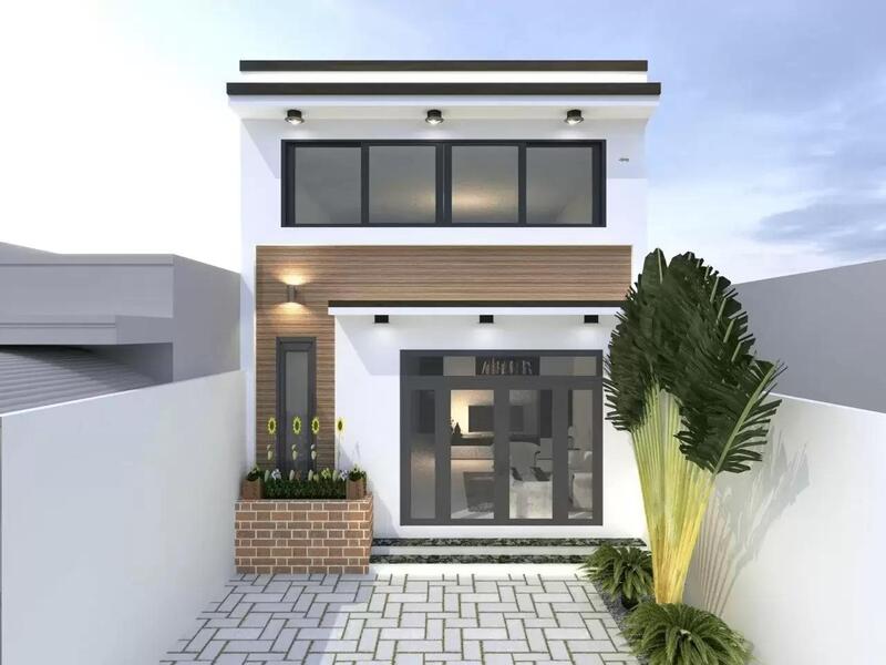 Mẫu nhà cấp 4 3 phòng ngủ 5x20 có gác lửng phù hợp với gia đình đông thành viên