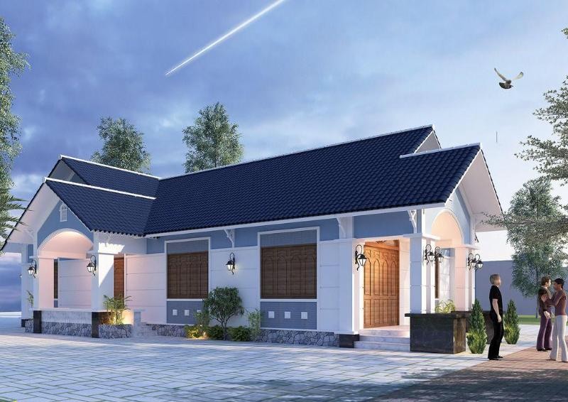 Đặc điểm của nhà cấp 4 chữ L mái tôn