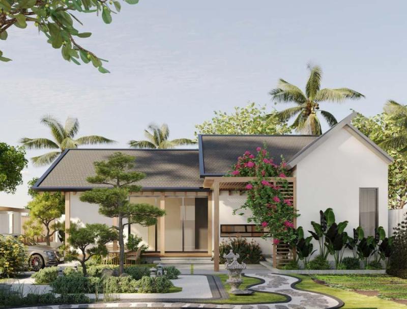 20+ Mẫu thiết kế nhà cấp 4 không gian mở đẹp, sang trọng