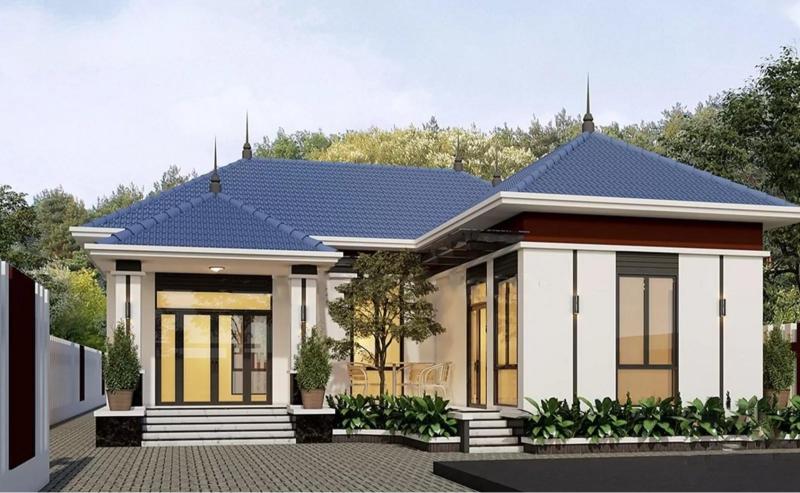 30+ Mẫu nhà chữ L 1 tầng đẹp, đầy đủ tiện nghi 2026