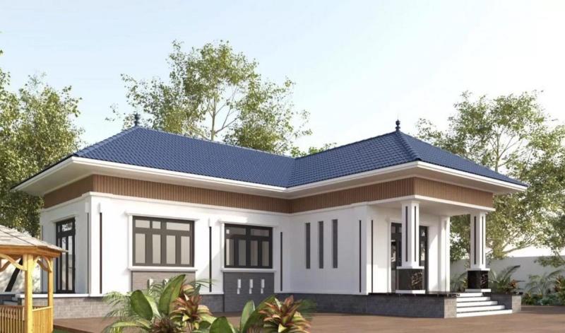 Hasa Home - Đơn vị thiết kế và thi công nhà chữ L 1 tầng uy tín hàng đầu hiện nay