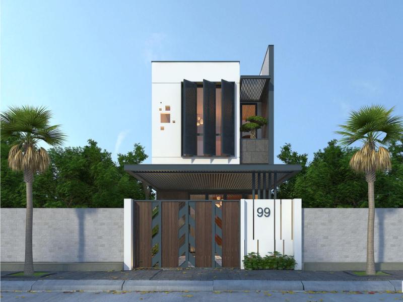 Mẫu nhà 1 trệt 1 lầu 5x10m theo phong cách tối giản được nhiều chủ đầu tư yêu thích