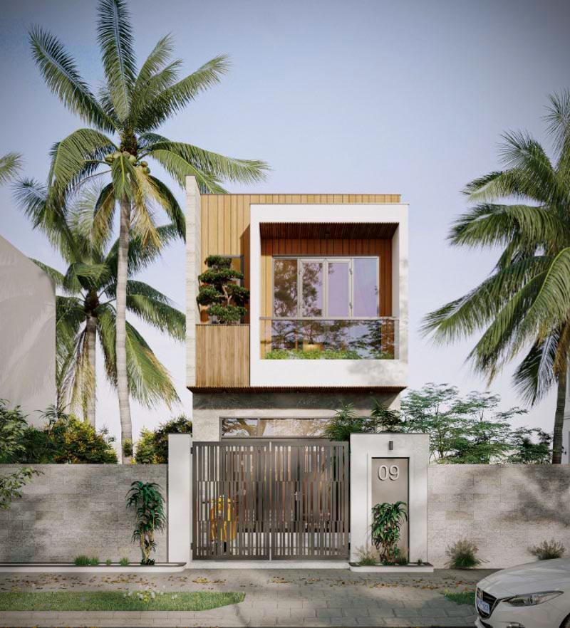 40+ Mẫu thiết kế nhà 2 tầng 50m2 3 phòng ngủ ấn tượng 2026