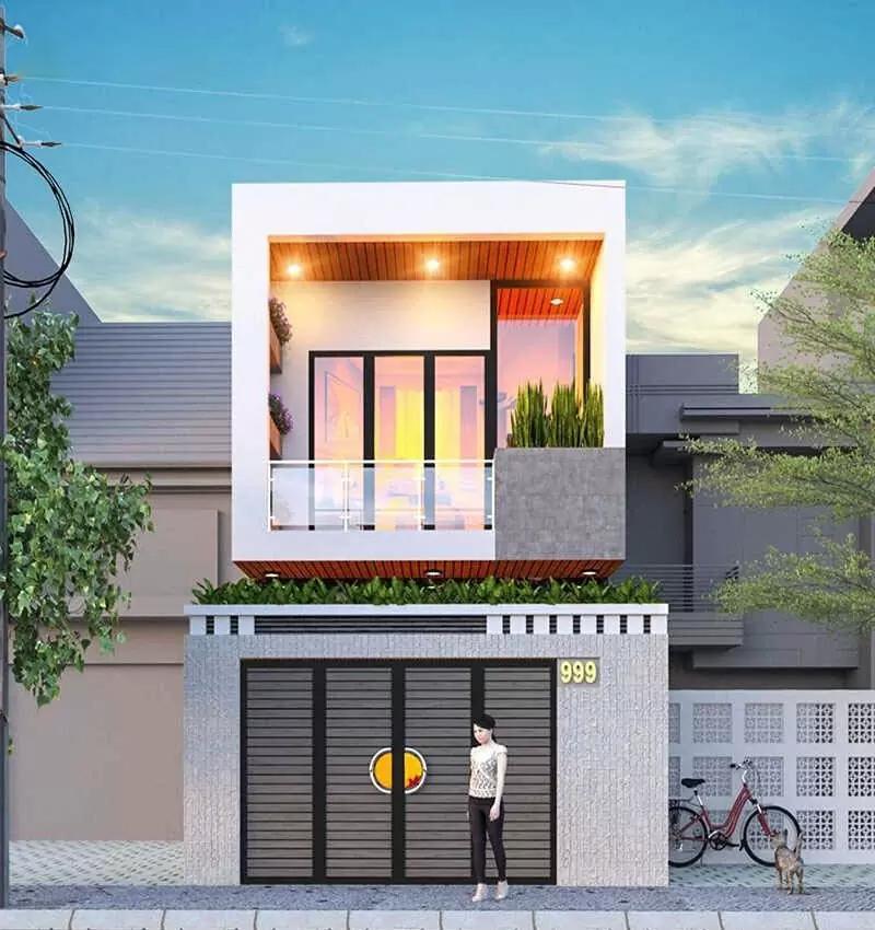 Mẫu nhà 35m2 theo phong cách tối giản