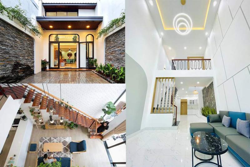 Mẫu nhà diện tích 5x12m 1 tầng có gác lửng giúp tăng thêm diện tích sinh hoạt