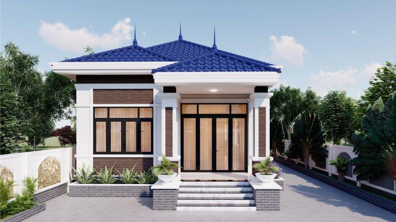 Mẫu nhà cấp 4 6x15m 3 phòng ngủ mái Thái xuất hiện ở đa dạng khu vực