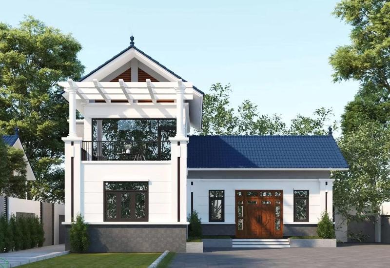 Thi công nhà chữ L 2 tầng 60m2 bao nhiêu?