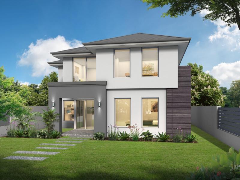 Mẫu nhà mặt tiền 12m sâu 8m có sân vườn thoáng mát