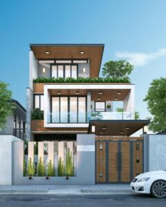 35+ Mẫu thiết kế nhà mặt tiền 8m sâu 10m hiện đại 2026