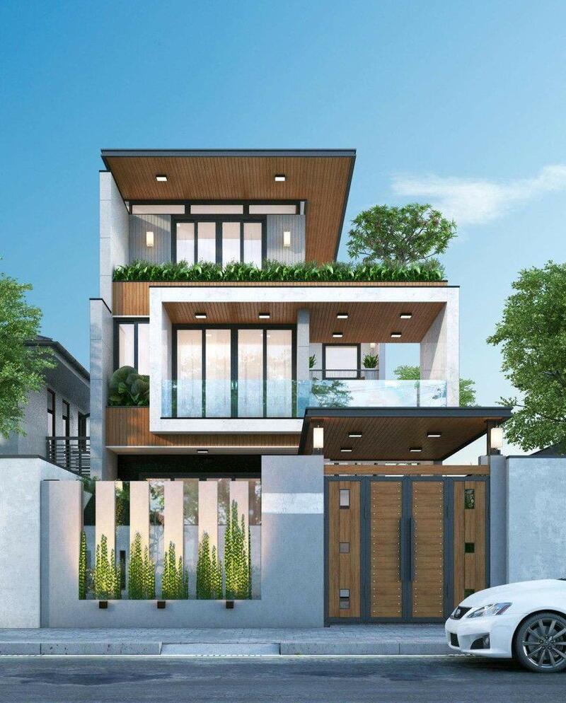 35+ Mẫu thiết kế nhà mặt tiền 8m sâu 10m hiện đại 2026