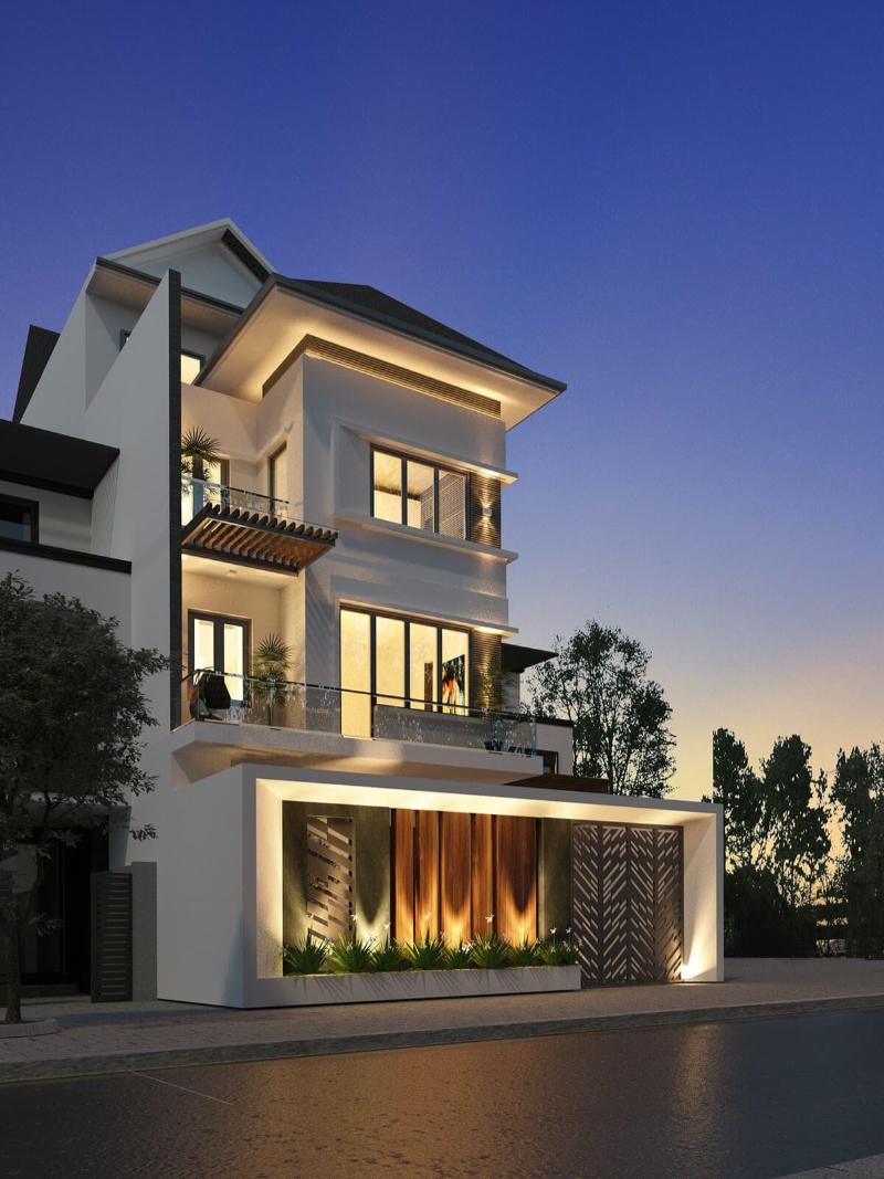 Ưu tiên không gian mở khi thiết kế nhà mặt tiền 8m sâu 15m