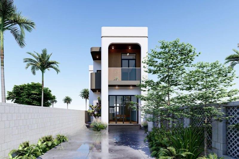 Mẫu nhà ngang 6m dài 15m phong cách tối giản được nhiều gia chủ yêu thích