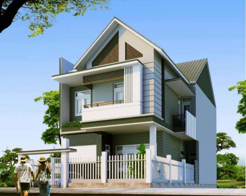 Mẫu nhà ống 2 tầng 5x19m mái Thái được nhiều gia chủ lựa chọn