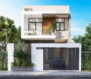 Ý tưởng xây nhà 1 trệt 1 lầu 400 triệu ấn tượng năm 2026