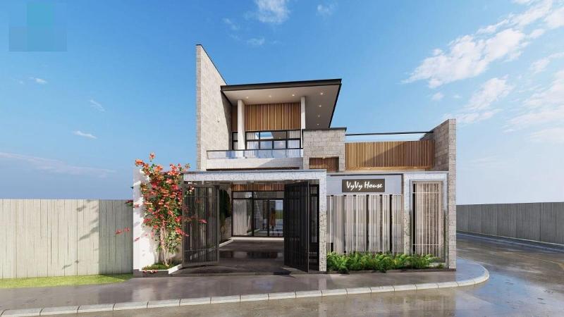 Xu hướng xây nhà 1 trệt 1 lầu 400 triệu hiện đại được nhiều gia chủ lựa chọn