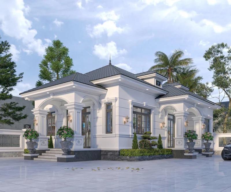 Mẫu nhà cấp 4 4 phòng ngủ 400 triệu ở nông thôn tiện nghi và khoa học cho gia đình đông người