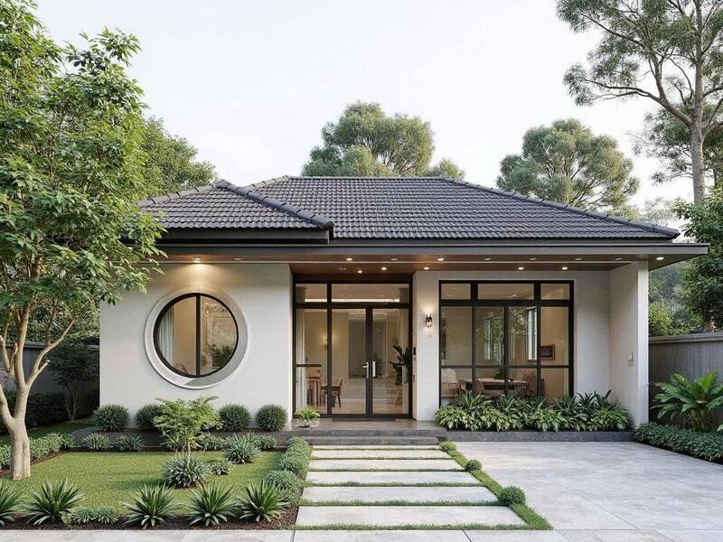 Nhà cấp 4 4 phòng ngủ 400 triệu có sân vườn tiện nghi, công năng khoa học và hài hòa