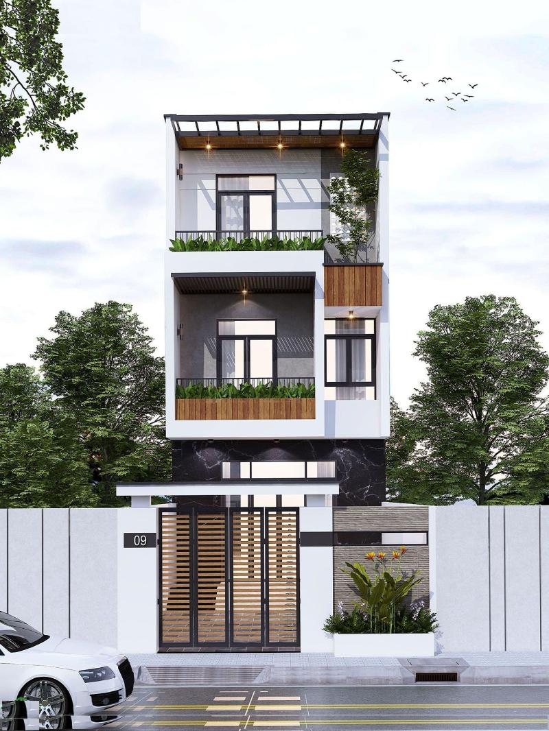 Mẫu nhà phố 3 tầng 3 phòng ngủ 6x16m sở hữu ưu thế về cách bố trí không gian khoa học