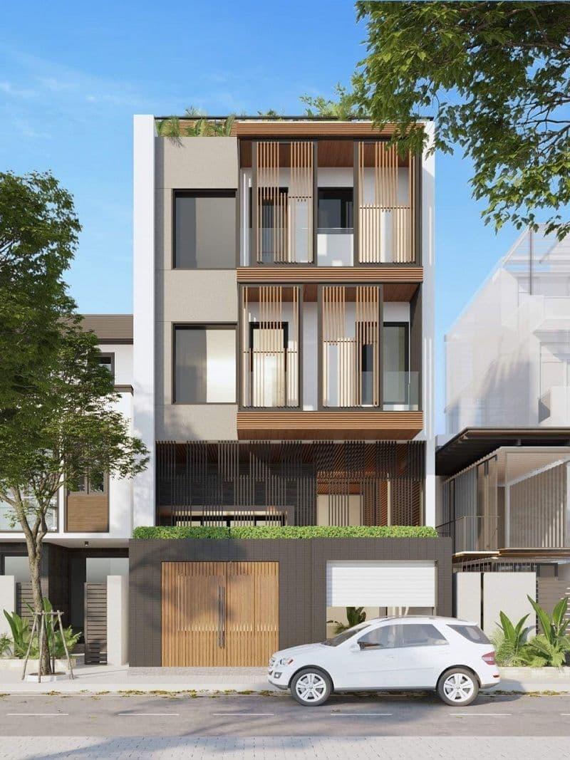 Chiêm ngưỡng mẫu thiết kế nhà rộng 7m dài 13m mái bằng trẻ trung, năng động