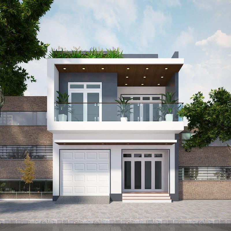 Mẫu thiết kế nhà rộng 7m dài 13m phong cách tối giản thu hút với vẻ đẹp nhẹ nhàng